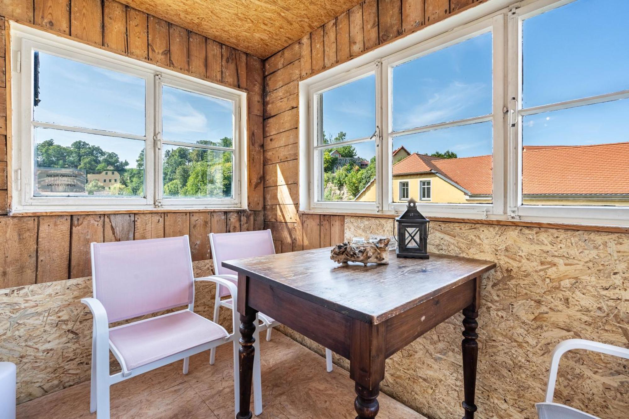 באוטזן Ferienhaus Unterm Schloss מראה חיצוני תמונה