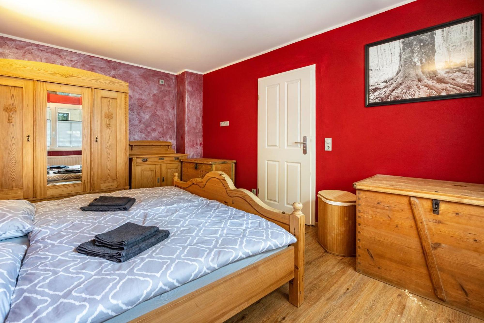 באוטזן Ferienhaus Unterm Schloss מראה חיצוני תמונה