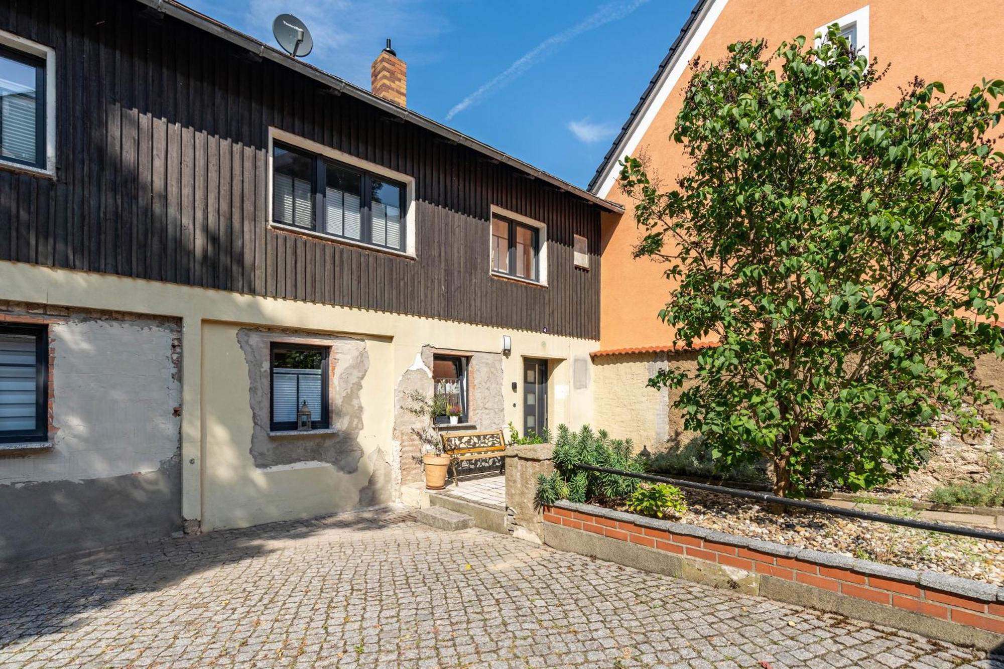 באוטזן Ferienhaus Unterm Schloss מראה חיצוני תמונה